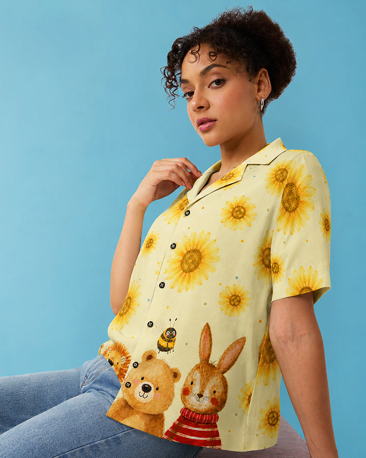 Sunflower Friends | Women Summer Shirt