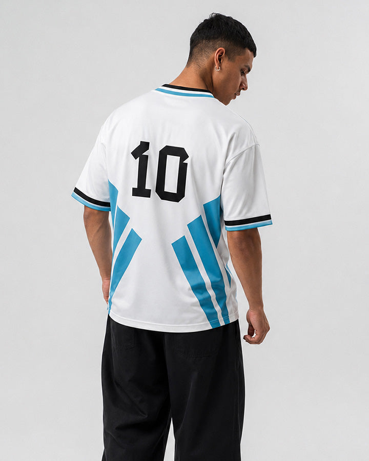 Argentina Jersey | V-Neck Oversized T-Shirt