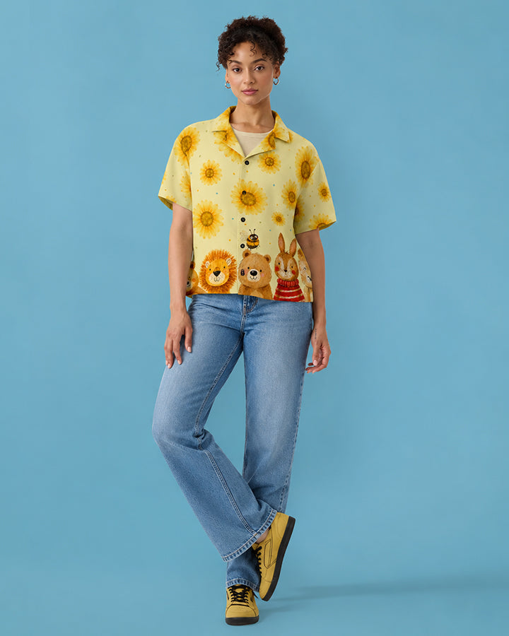 Sunflower Friends | Women Summer Shirt