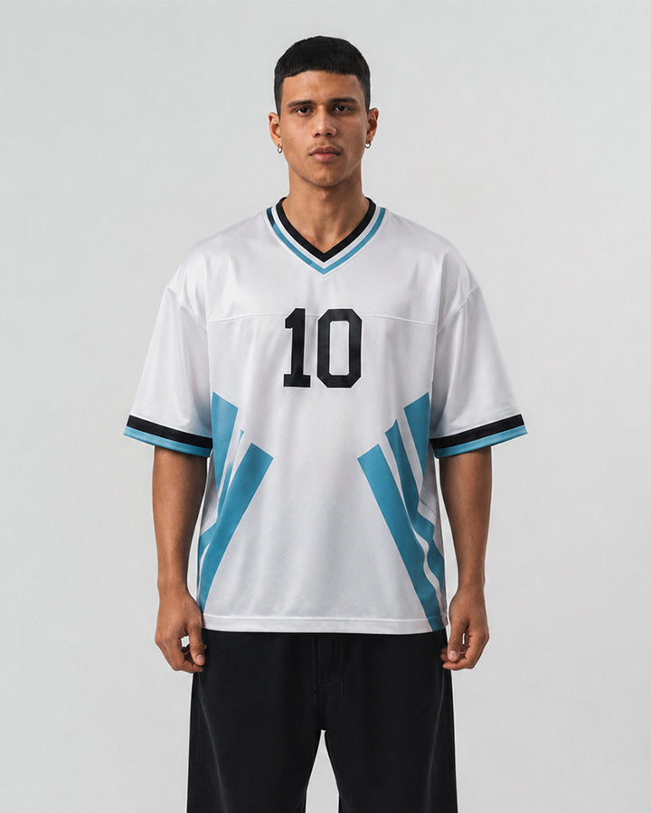 Argentina Jersey | V-Neck Oversized T-Shirt