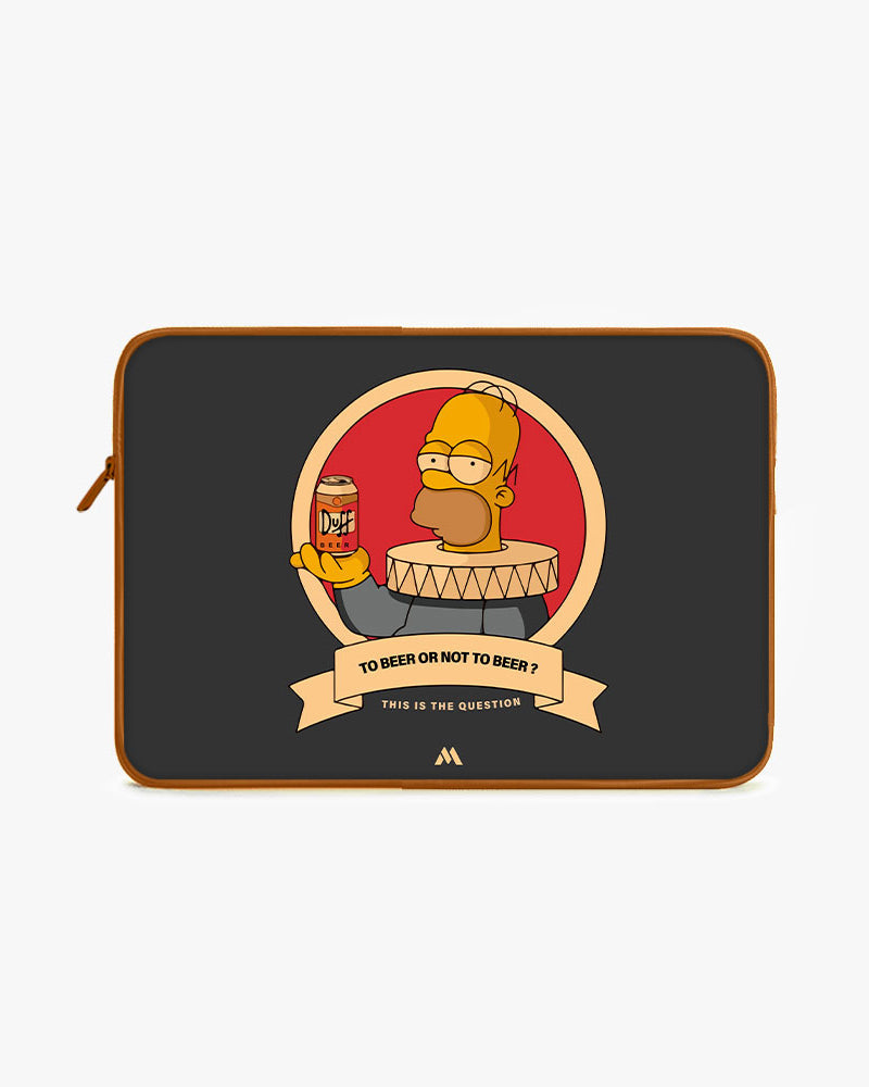 To Beer or Not to Beer MacBook / Laptop-Sleeve
