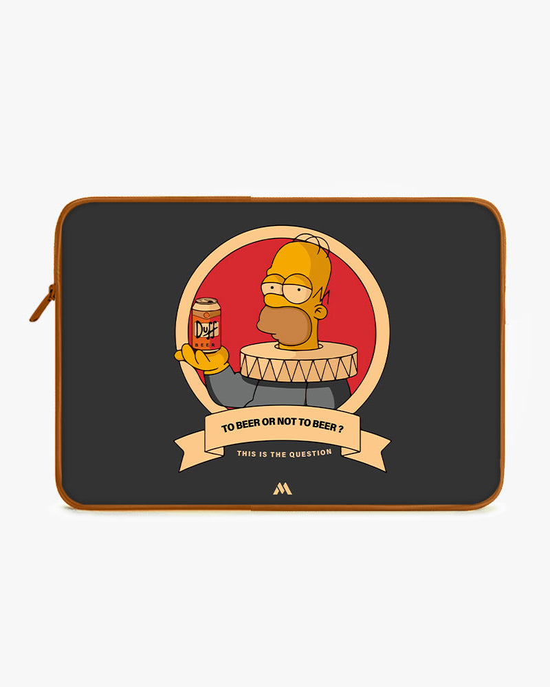 To Beer or Not to Beer MacBook / Laptop-Sleeve