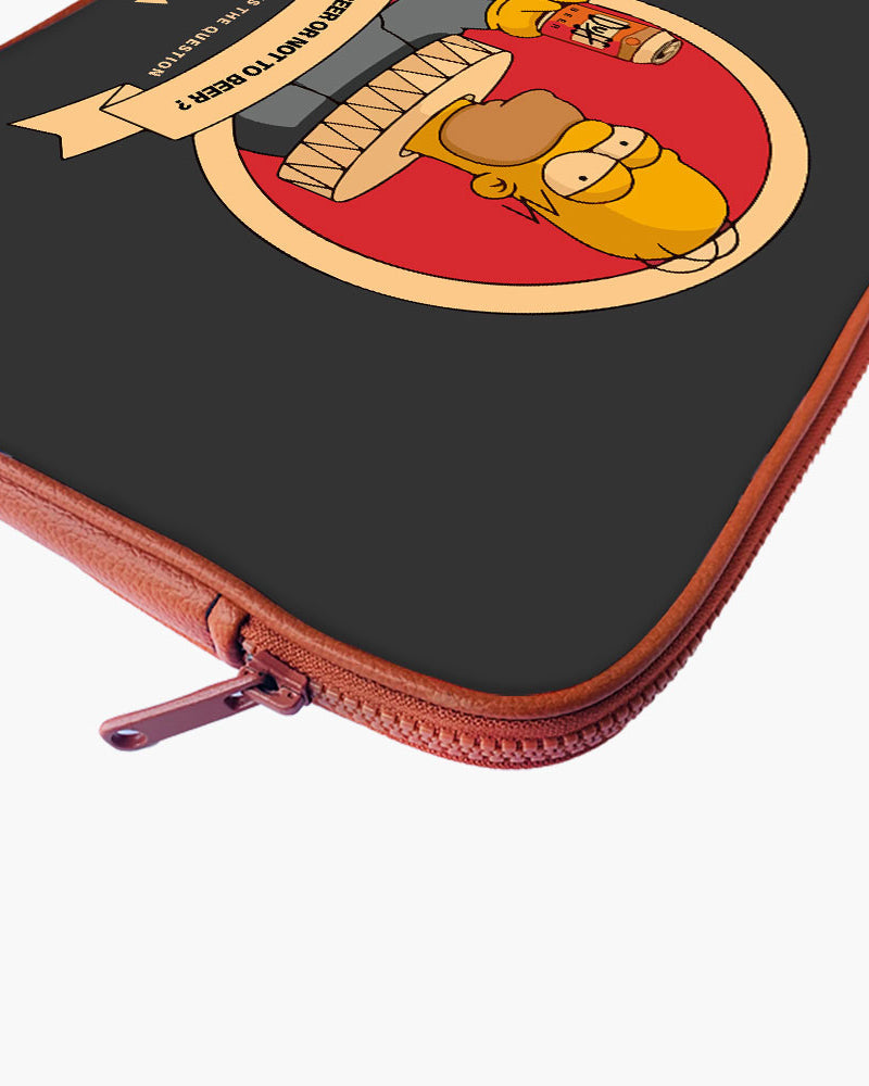 To Beer or Not to Beer MacBook / Laptop-Sleeve