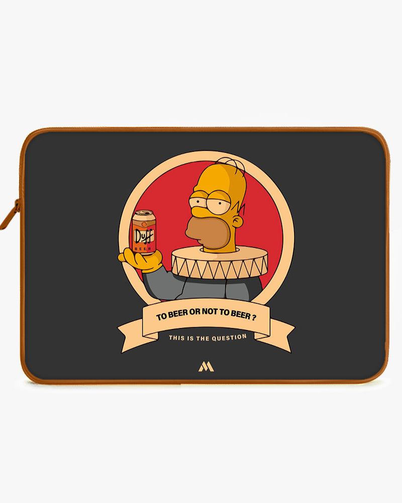 To Beer or Not to Beer MacBook / Laptop-Sleeve