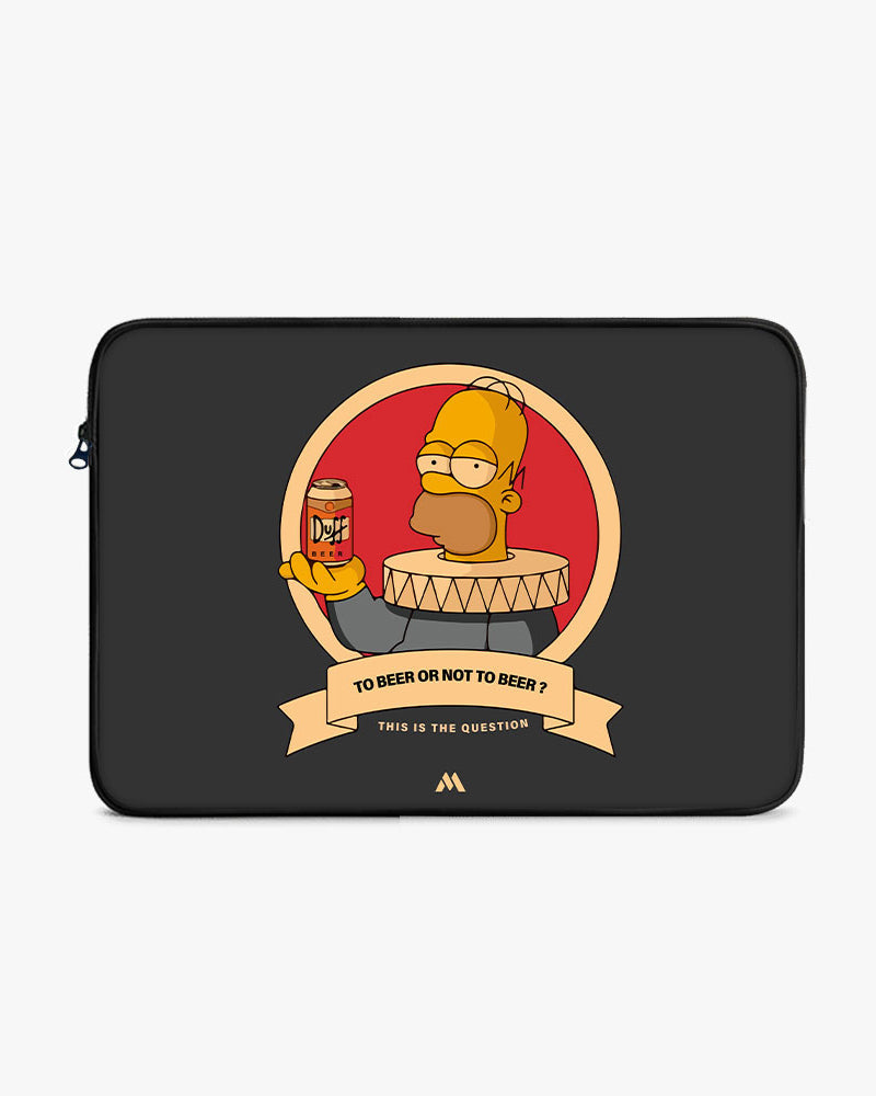 To Beer or Not to Beer MacBook / Laptop-Sleeve