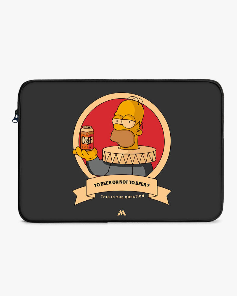 To Beer or Not to Beer MacBook / Laptop-Sleeve