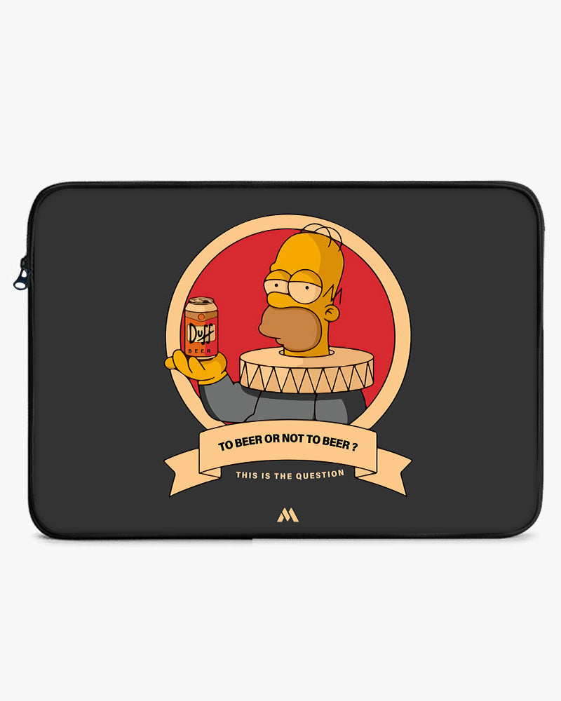To Beer or Not to Beer MacBook / Laptop-Sleeve
