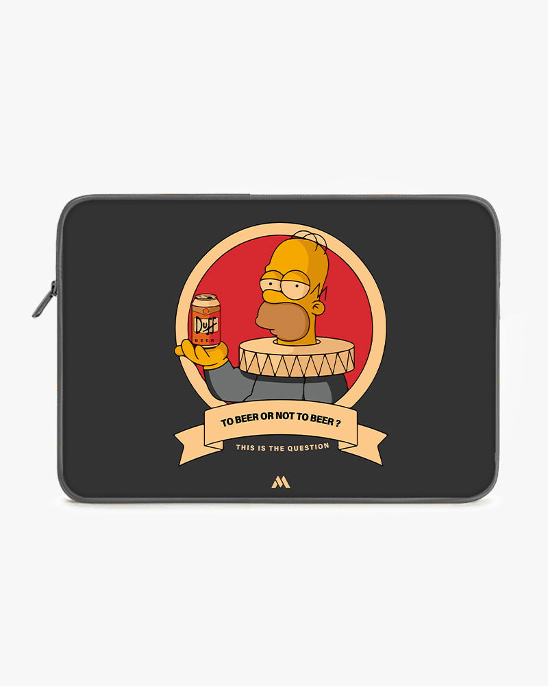 To Beer or Not to Beer MacBook / Laptop-Sleeve