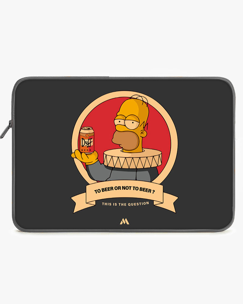 To Beer or Not to Beer MacBook / Laptop-Sleeve
